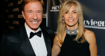 Chuck Norris and wife Gena O'Kelley