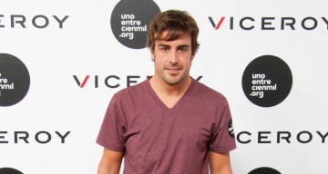 Spanish F1 Driver Fernando Alonso at a Viceroy Promotion Event in Madrid, Spain