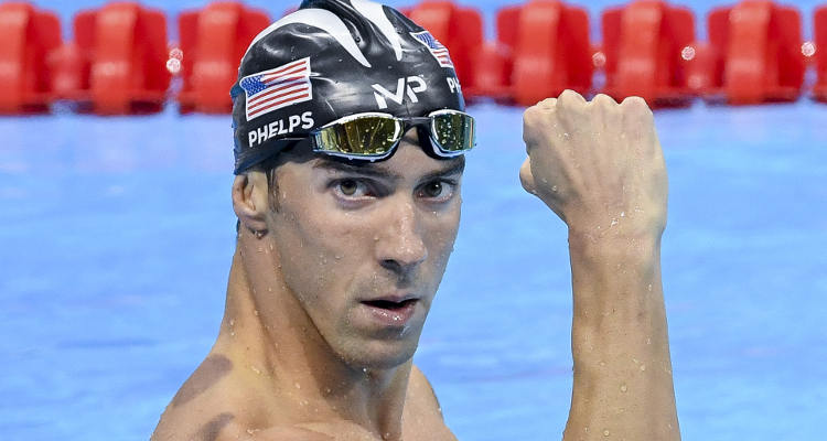 Michael Phelps Laughing During National Anthem