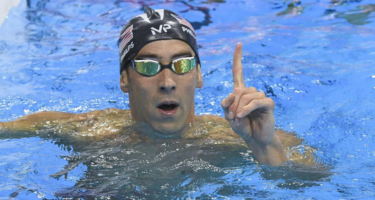 What Time Does Michael Phelps Swim Tonight