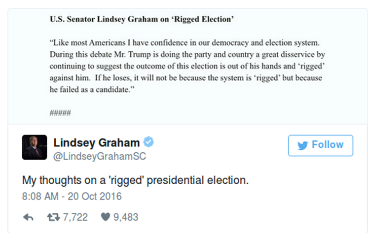 Lindsey Graham Tweet