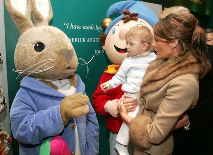 Barron attended the Bunny Hop