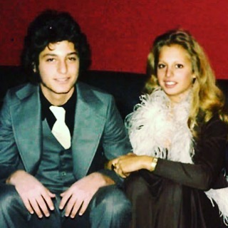 Young Howie Mandel with his future wife, Terry