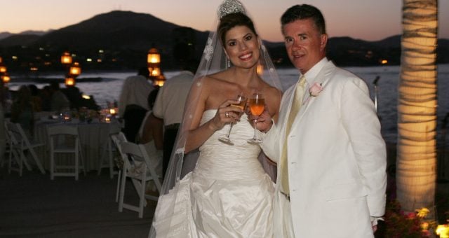 10 Wedding Photos of Alan Thicke and Tanya Callau to Remember their Union