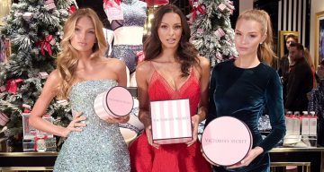 Victoria's Secret Angels Josephine Skriver, Lais Ribeiro, Romee Strijd Celebrate The Victoria's Secret Fashion Show At The New 5th Avenue Store