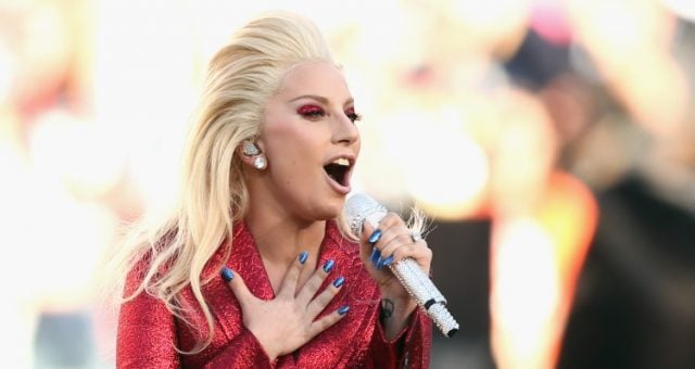 Lady Gaga Performs the National Anthem at Superbowl 50