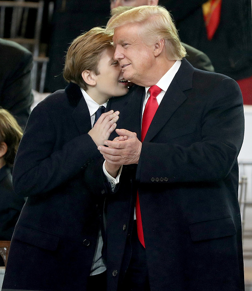 President Donald Trumps 10 year old son Barron Trump