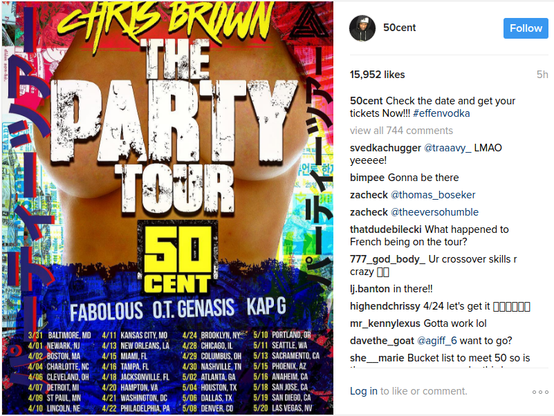 50 Cent and Chris Brown Tour