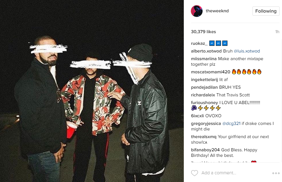 Instagram/ The Weeknd