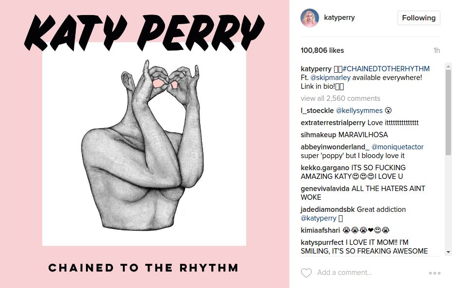 Katy Perry Chained to the Rhythm Pics