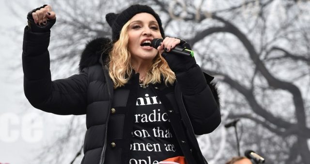 Madonna at the Women's March 2017