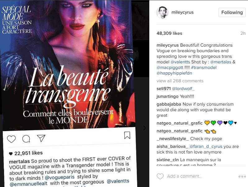 Valentina Sampaio for Vogue Paris