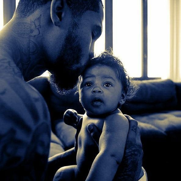 Dave East with his Daughter, Kairi Chanel