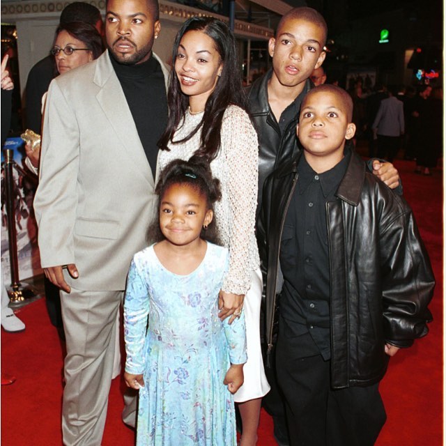 Kimberly Woodruff with husband, Ice Cube and their childrens