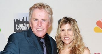 Gary Busey (L) and Steffanie Sampson attend 'All Star Celebrity Apprentice' Finale at Cipriani 42nd Street