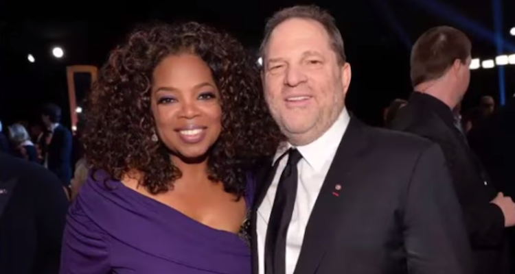 Oprah Winfrey and Harvey Weinstein