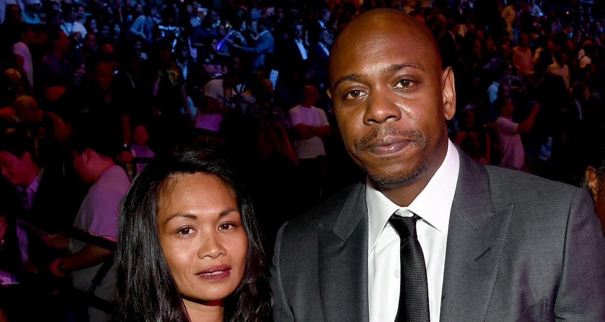 Dave Chappelle with wife Elaine Chappelle