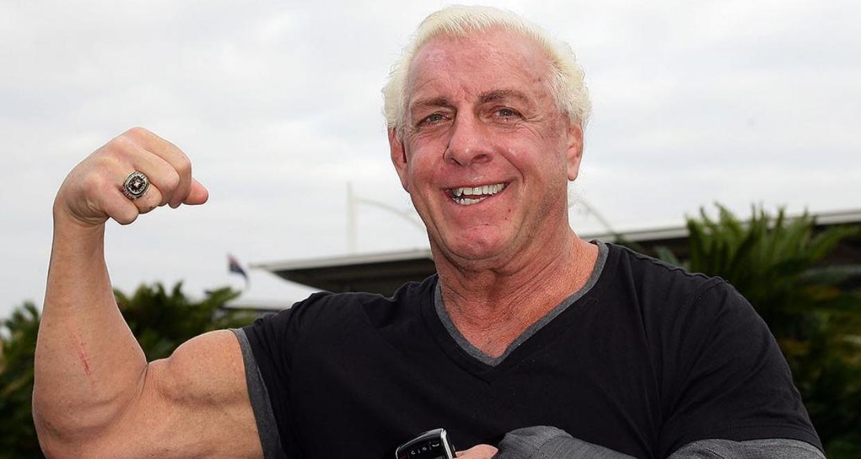 Ric Flair shows he's still ripped for 69