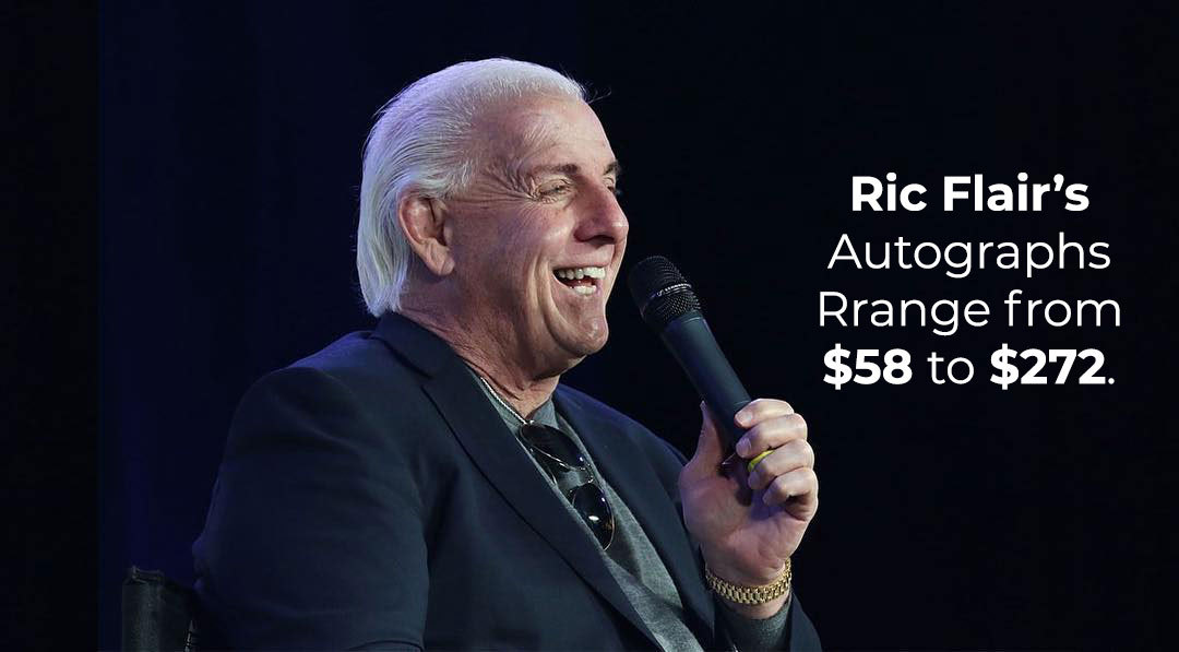 Ric Flair’s autographs cost