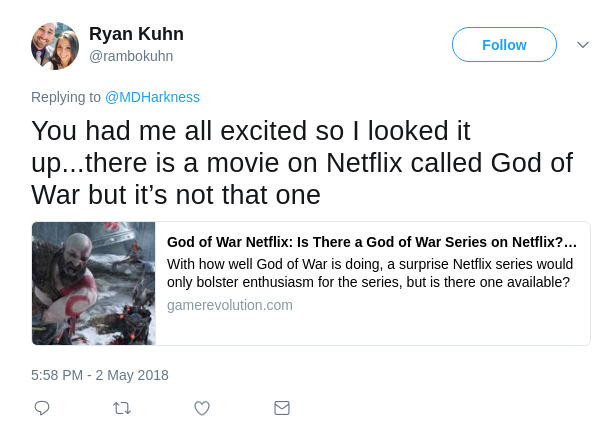 Ryan Kuhn Tweet