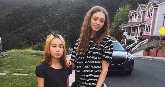 Woah Vicky Posing Cheerfully With Lil Tay