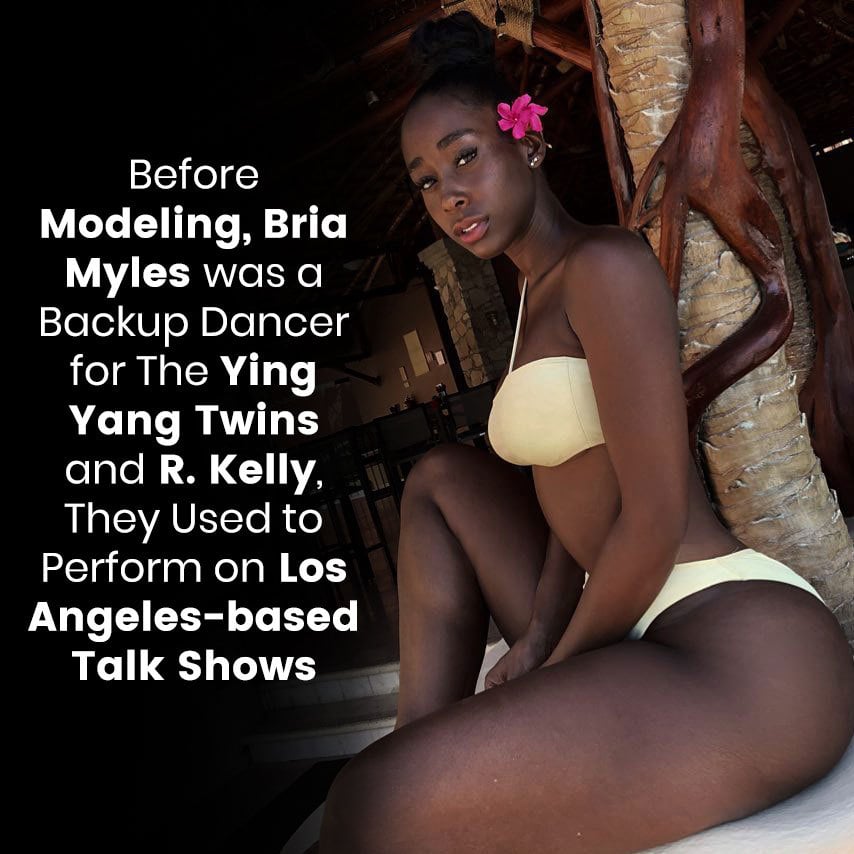 Bria Myles was a backup dancer for the Ying Yang Twins and R. Kell