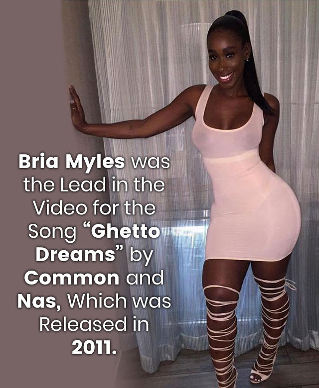 Bria Myles was the Lead in the Video for the Song “Ghetto Dreams” by Common and Nas