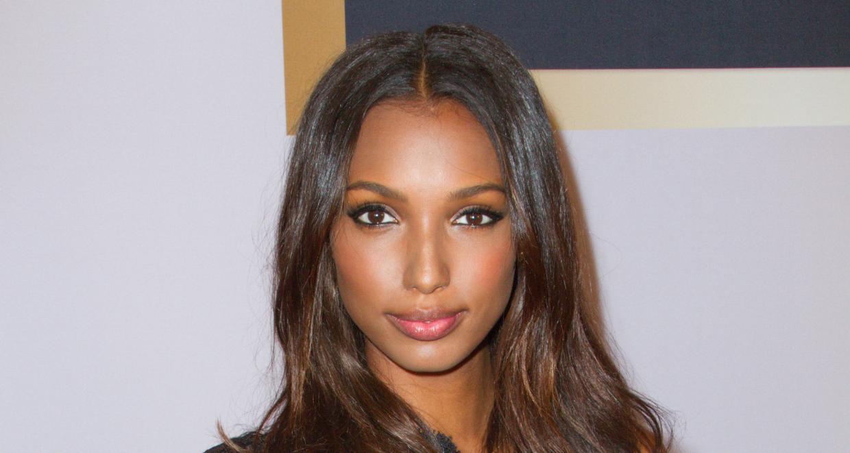 Jasmine Tookes at the launch of Victoria's Secret Scandalous Fragrance And Bra Collection