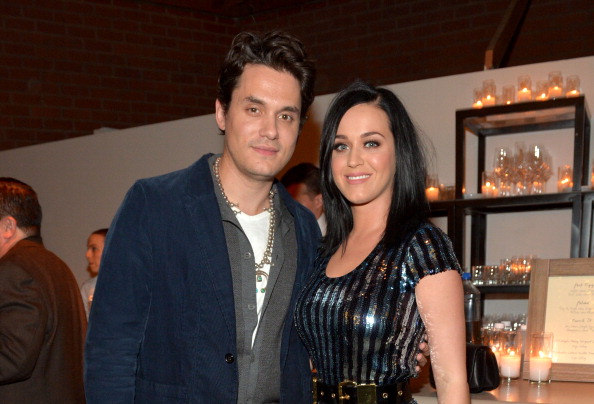 John Mayer & Katy Perry at the Hollywood Stands Up To Cancer Event, 2014