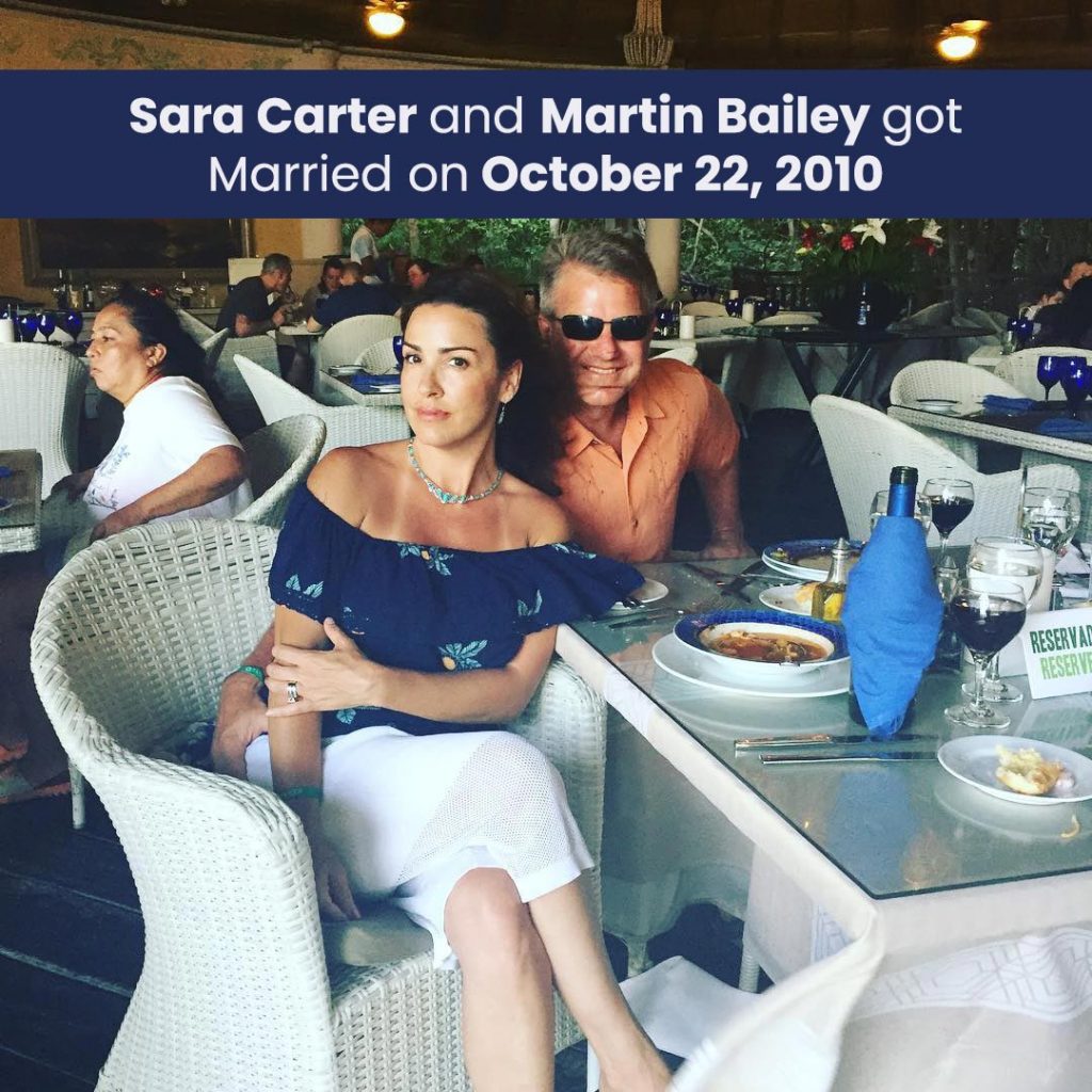 Sara Carter and Martin Bailey got married on October 22, 2010