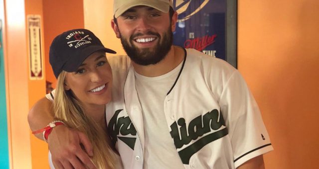 Baker Mayfield With Emily Wilkinson