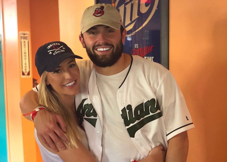 Baker Mayfield With Emily Wilkinson