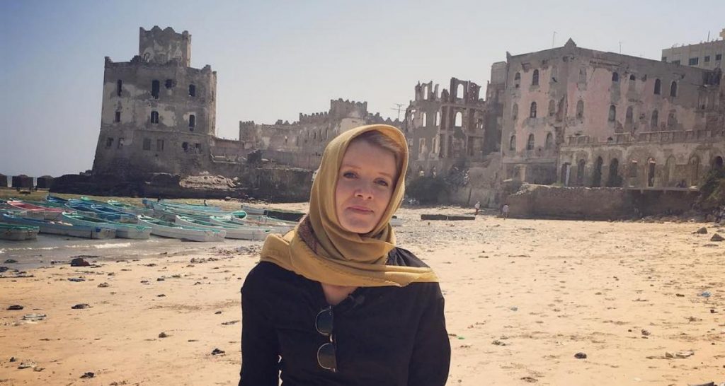 PBS Newshour correspondent, Jane Ferguson in Mogadishu City