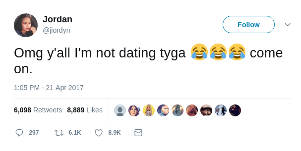 Jordan Ozuna Tyga Dating