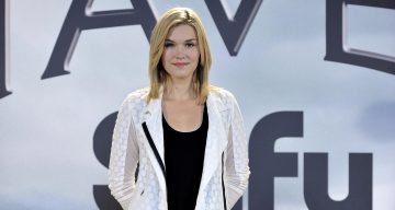 Emily Rose attends 'Haven' photocall