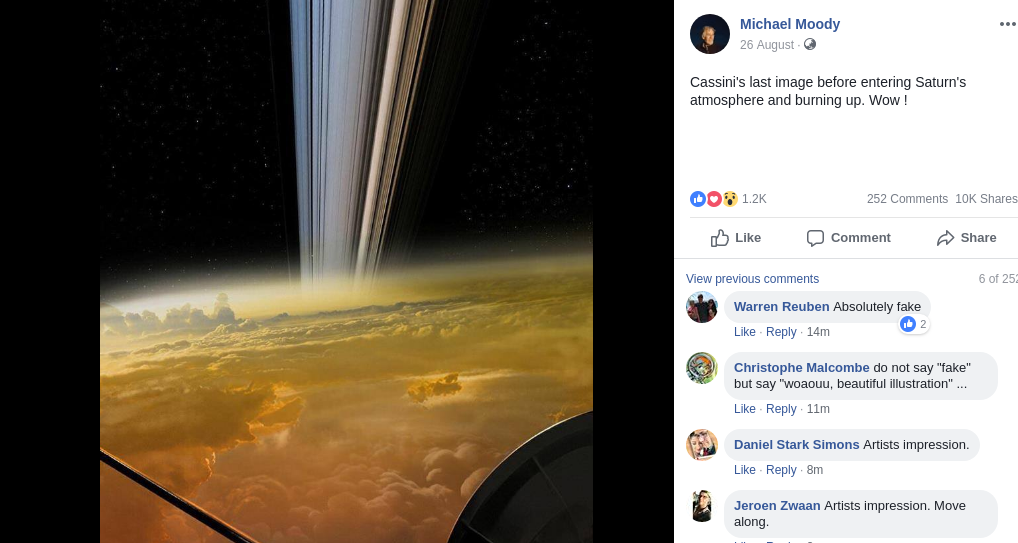 Michael Moody's Cassini Post