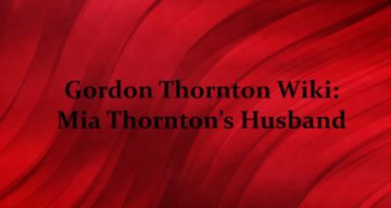 Mia Thorntons husband Gordon Thornton