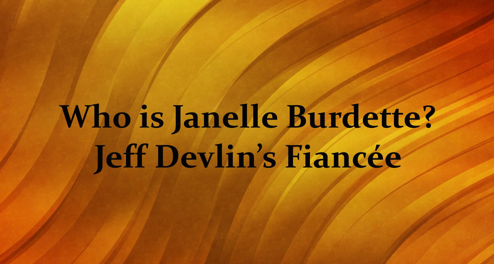 Janelle Burdette wiki